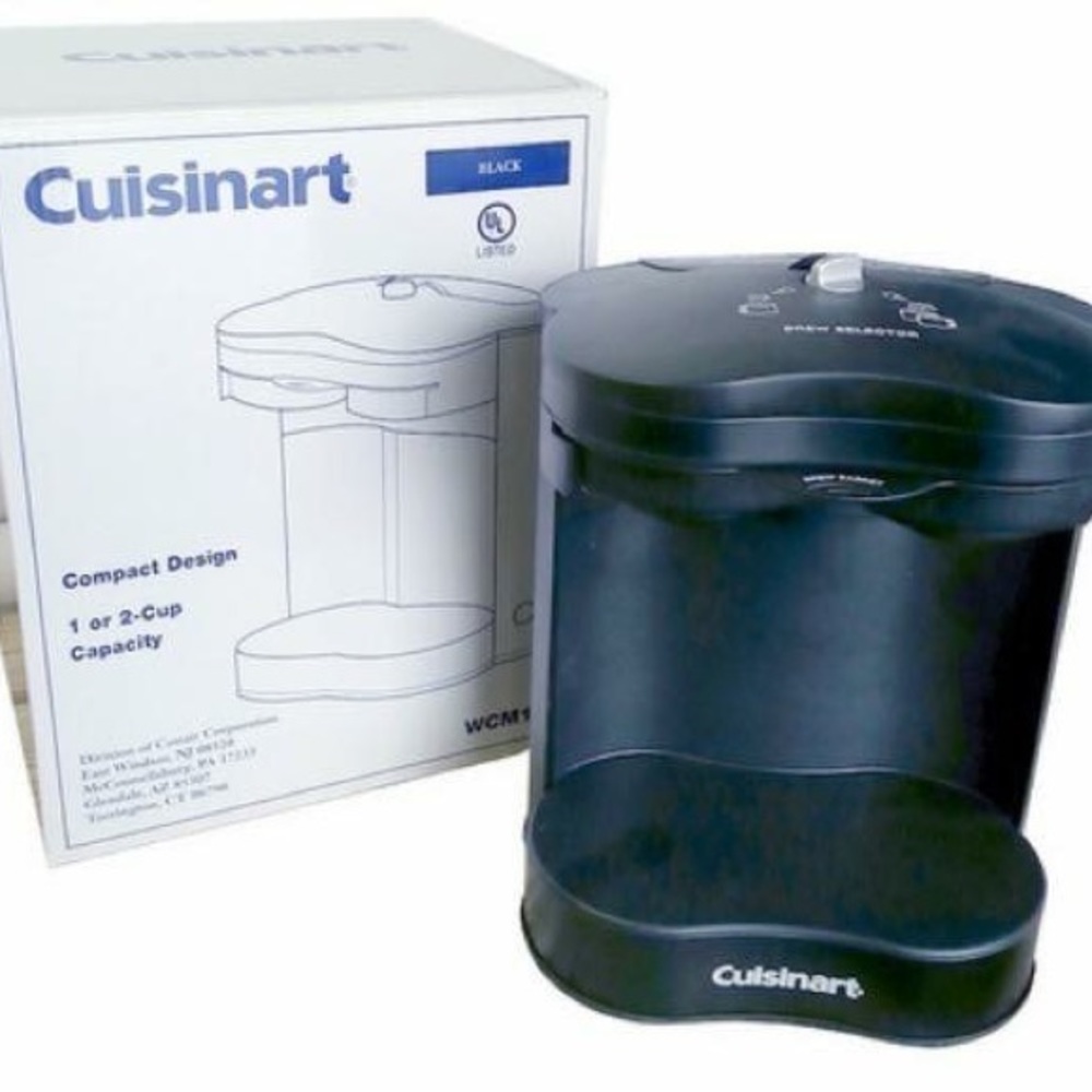 Cuisinart WCM11 2-cup Coffee Maker, Black Finish